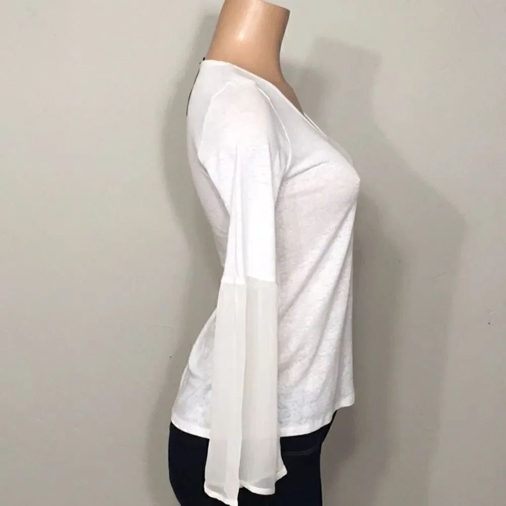 New. Linen/silk top. - Picture 2 of 5